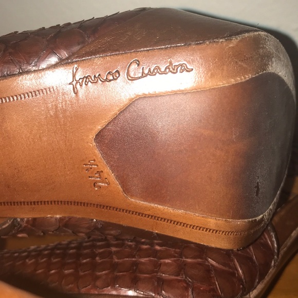 Franco Cuadra snakeskin heels - Picture 7 of 12